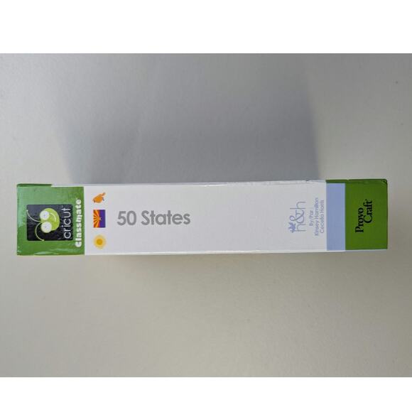 New Cricut Cartridge 50 States 29-0394 America Capitols Flags Paper Crafting - Picture 3 of 5